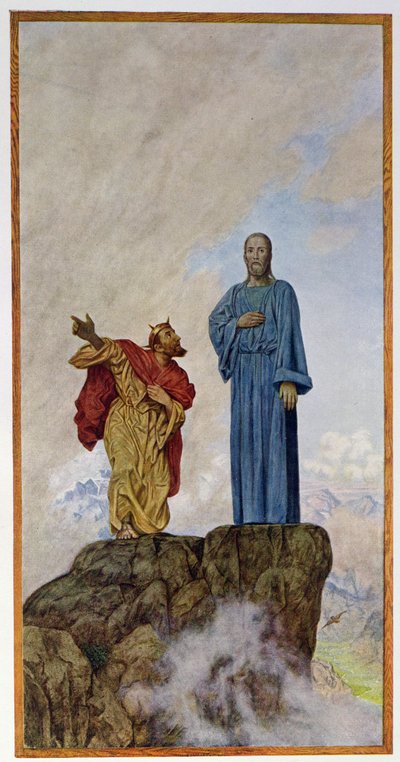 The Temptation of Christ, illustration from 